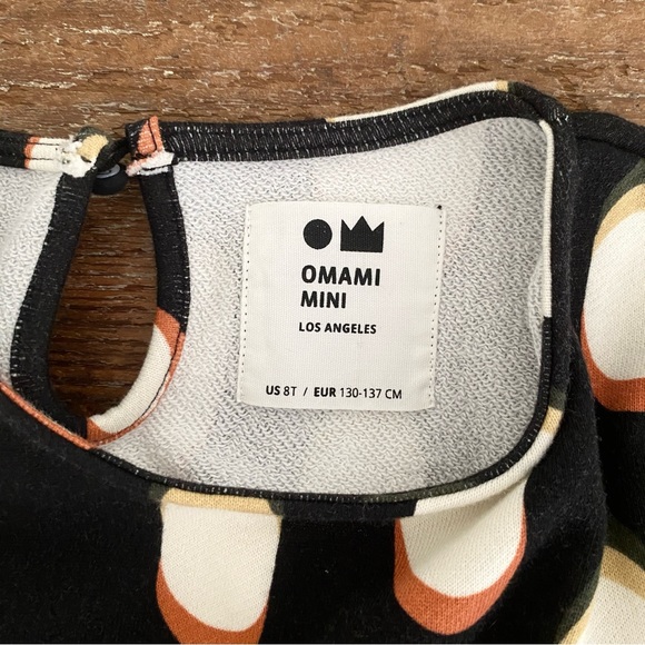 Omami Mini drop waist long sleeve terry dress size 8 - Picture 4 of 8